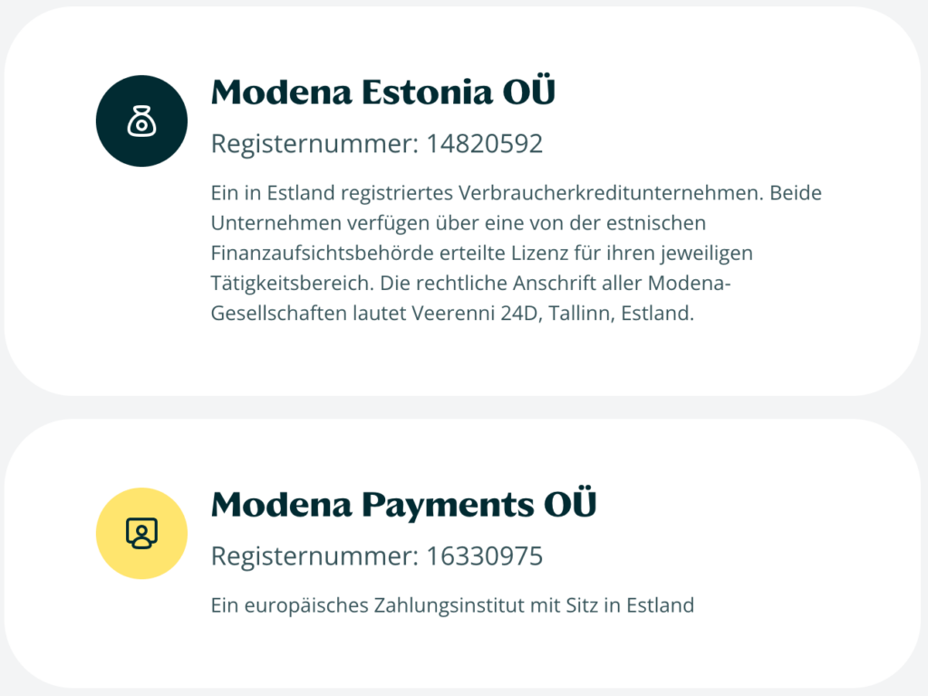 Regulierung bei Mondena